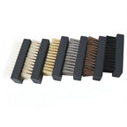 Custom Logo Shoe Cleaning Brush OEM ODM | Wood Handle Horsehair Bristle Kit for Sneaker Leather Suede Bulk Orders
