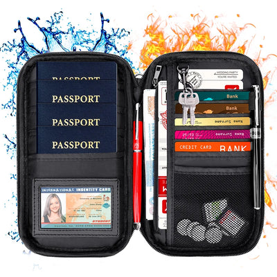 Custom Passport Holders with Logo – Fireproof, 100 MOQ