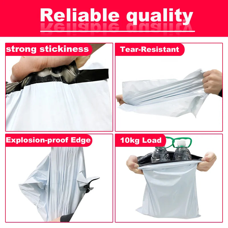 Custom Pink Poly Mailers 12wire | Logo Printing LDPE/HDPE Shipping Bags