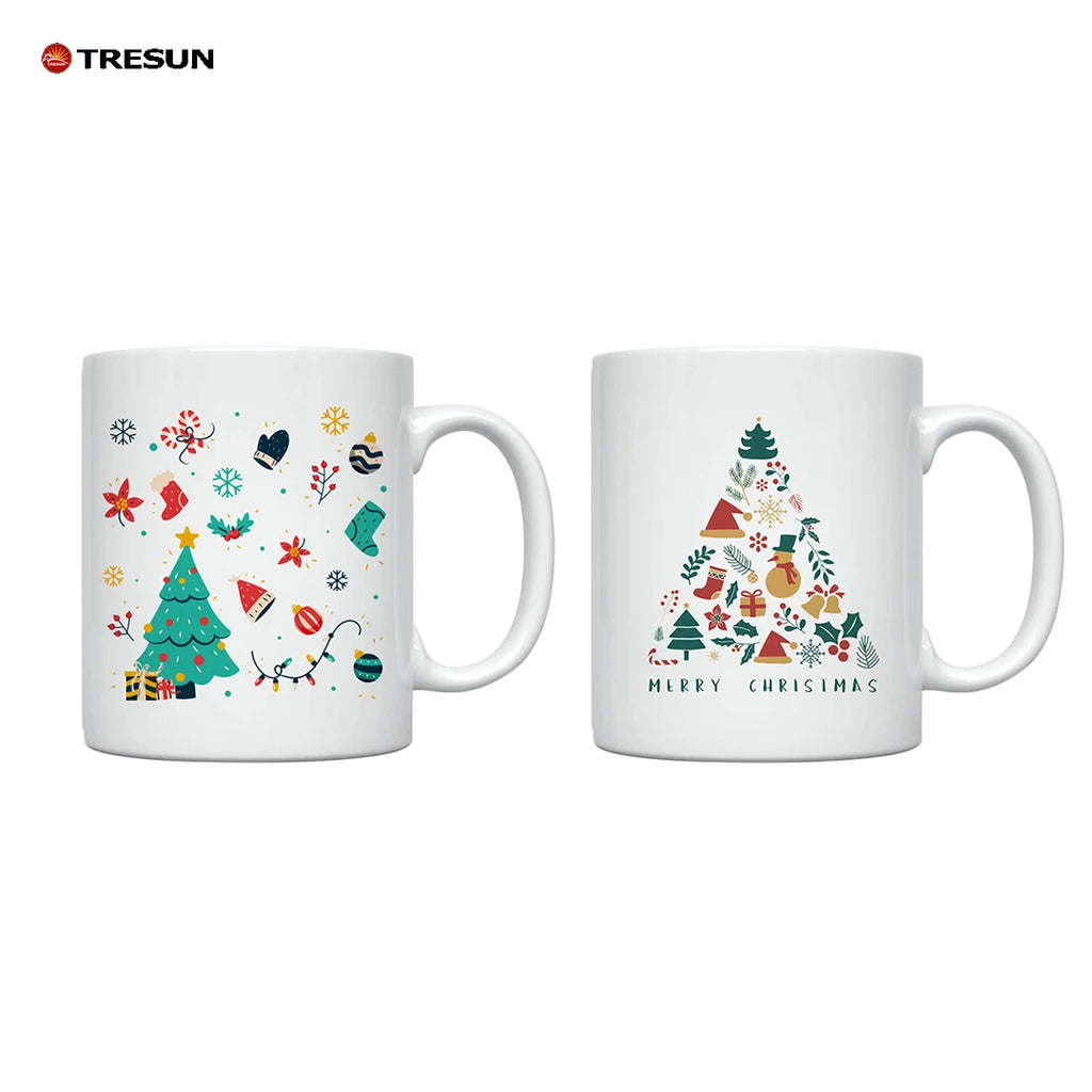 Custom Christmas Mugs 50 pcs | CE Certified