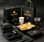 Custom Fast Food Packaging Boxes — Oil & Moisture Protection, 500 Boxes MOQ