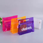 Custom Waterproof PVC Cosmetic Bag | Clear Makeup with Logo