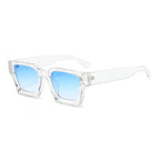 Custom Logo UV400 Rectangle Sunglasses | PC Frame 100 MOQ Private Label