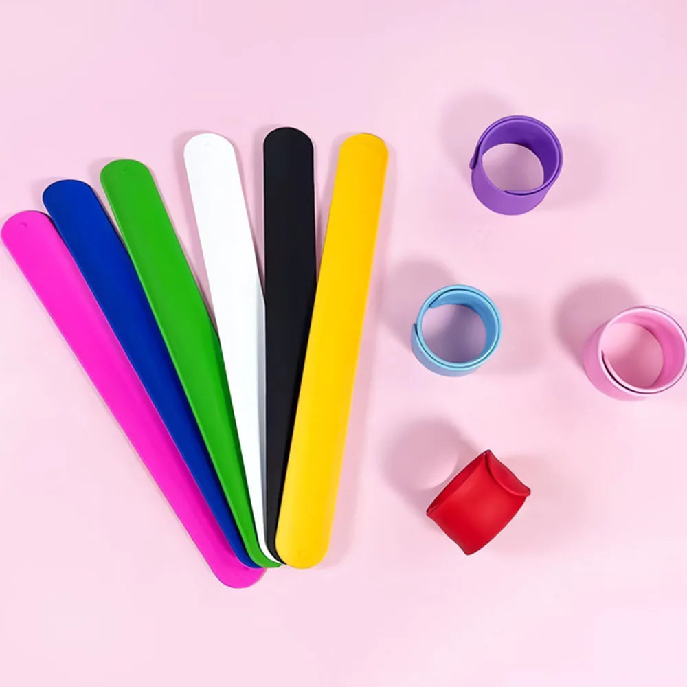 Custom Slap Bracelets with Logo | Bulk Wholesale PVC
