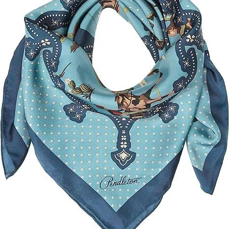 Custom 6A Mulberry Silk Geometric Scarf with Digital Print | 1-Piece MOQ & 7-Day Lead Time