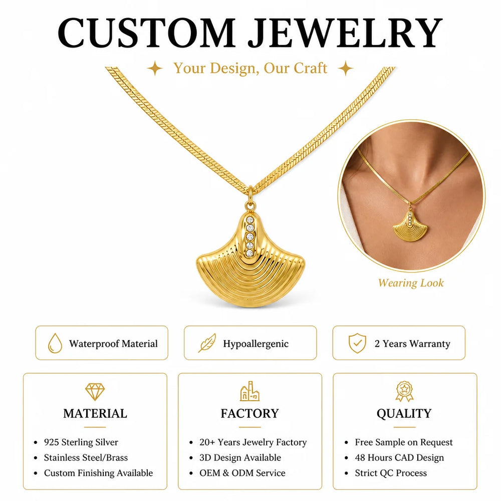 Custom Fashion Jewelry Manufacturers | Silver, Brass, Stainless Steel
