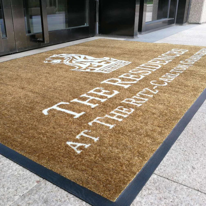 Custom Nylon Nitrile Rubber Entrance Mat | Dust Remove Printing Logo Doormats