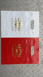 Custom LDPE/HDPE Plastic Shopping Bags with Logo | 200 MOQ Wholesale