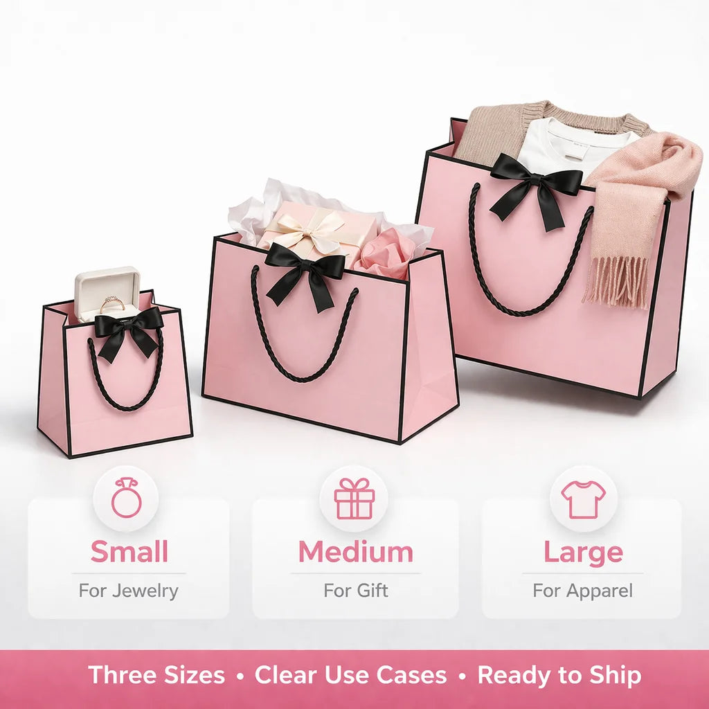 Custom Paper Shopping Bags | Kraft Boutique Retail Bags