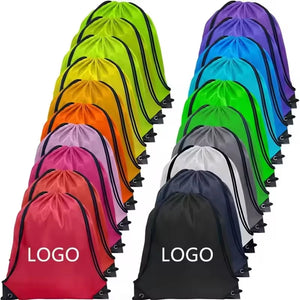 Custom Waterproof Drawstring Bag | 100 MOQ for Gym & Sports Events