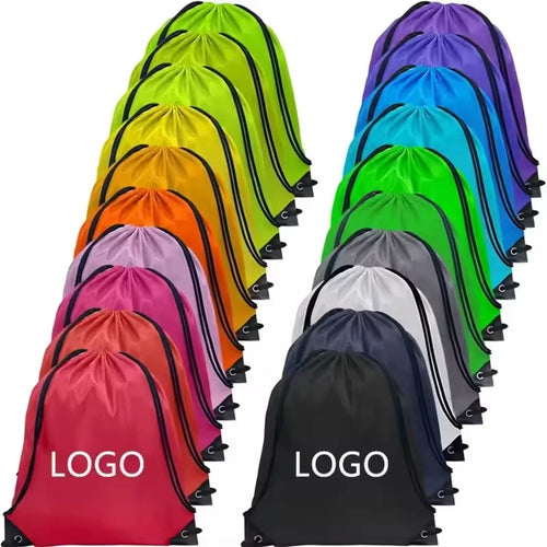 Custom Waterproof Drawstring Bag | 100 MOQ for Gym & Sports Events