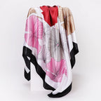 Custom Printed 90cm Square Scarf | 10 Pcs MOQ Wholesale Silk/Polyester Shawl