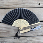 Custom Bamboo Hand Fans with Logo – 100 MOQ, 7-Day Lead
