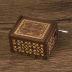 Custom Wooden Music Boxes with Logo | Hand Cranked MOQ 5