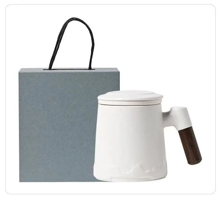 Custom Ceramic Mug Gift Set with Box | 50-Piece MOQ for Employee Recognition