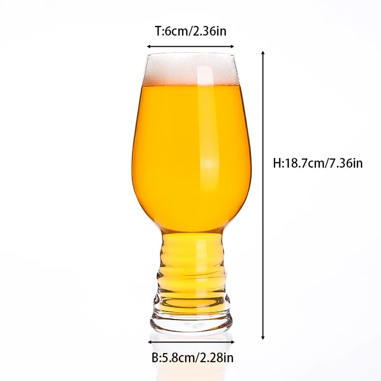 Custom Hand Blown Crystal Beer Mugs Wholesale | Logo Pint Glasses 48 MOQ