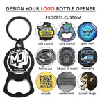 Custom Metal Bottle Opener Keychain | Zinc Alloy | Soft Enamel | 50 MOQ | Corporate Gifts