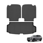 Custom TPE Floor Mats and Cargo Liner Set for Volvo XC90 PHEV 6-Seater 2025-2026
