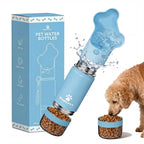 Custom 2-in-1 Dog Water Bottle | 14oz/18oz | BPA-Free Stainless Steel
