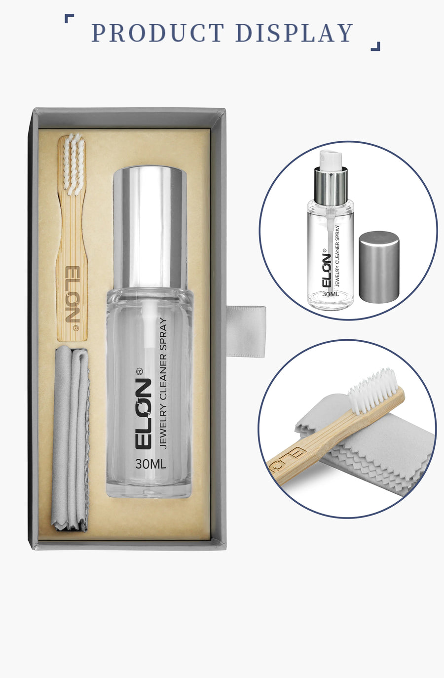 Custom Eco-Friendly Jewelry Cleaning Kit | REACH/RoHS | 30ml