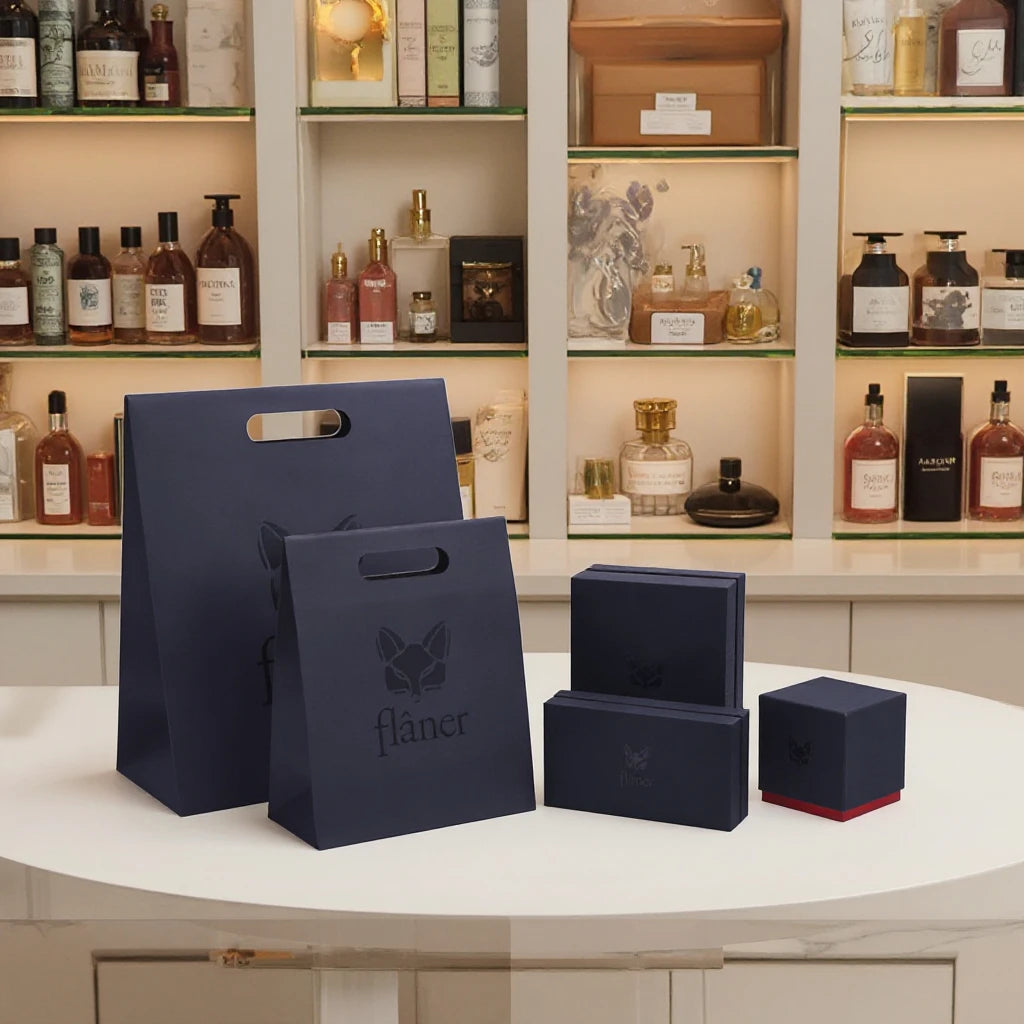 Custom Cosmetic Packaging Box and Bag with Logo | 1000 MOQ