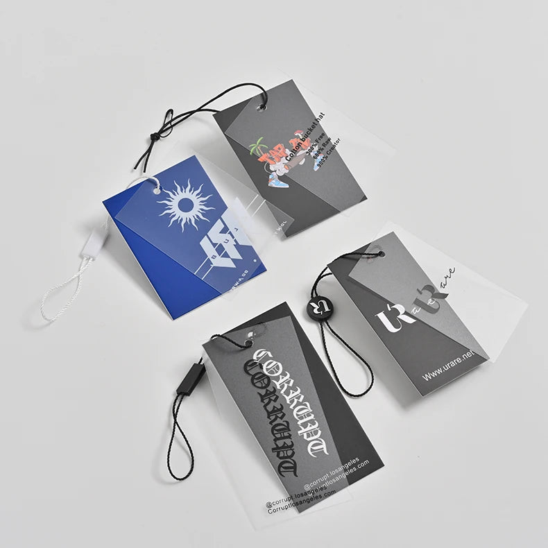 Custom Recycled Hangtags with Logo | MOQ 200 Pcs