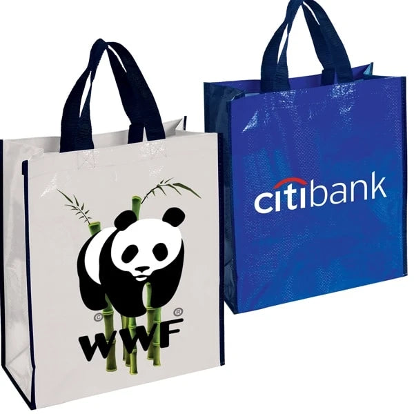 Custom PP Woven Tote Bags with Logo | 100 MOQ Wholesale Promotional Bags