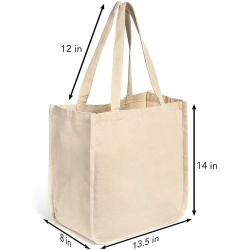 Custom Cotton Canvas Tote Bags | 5oz-16oz | 31-Day Lead