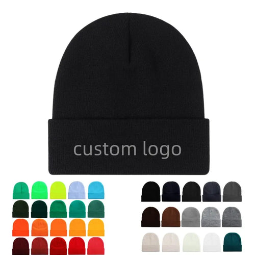 Custom Jacquard Knit Beanies with Logo | 30 MOQ Premium