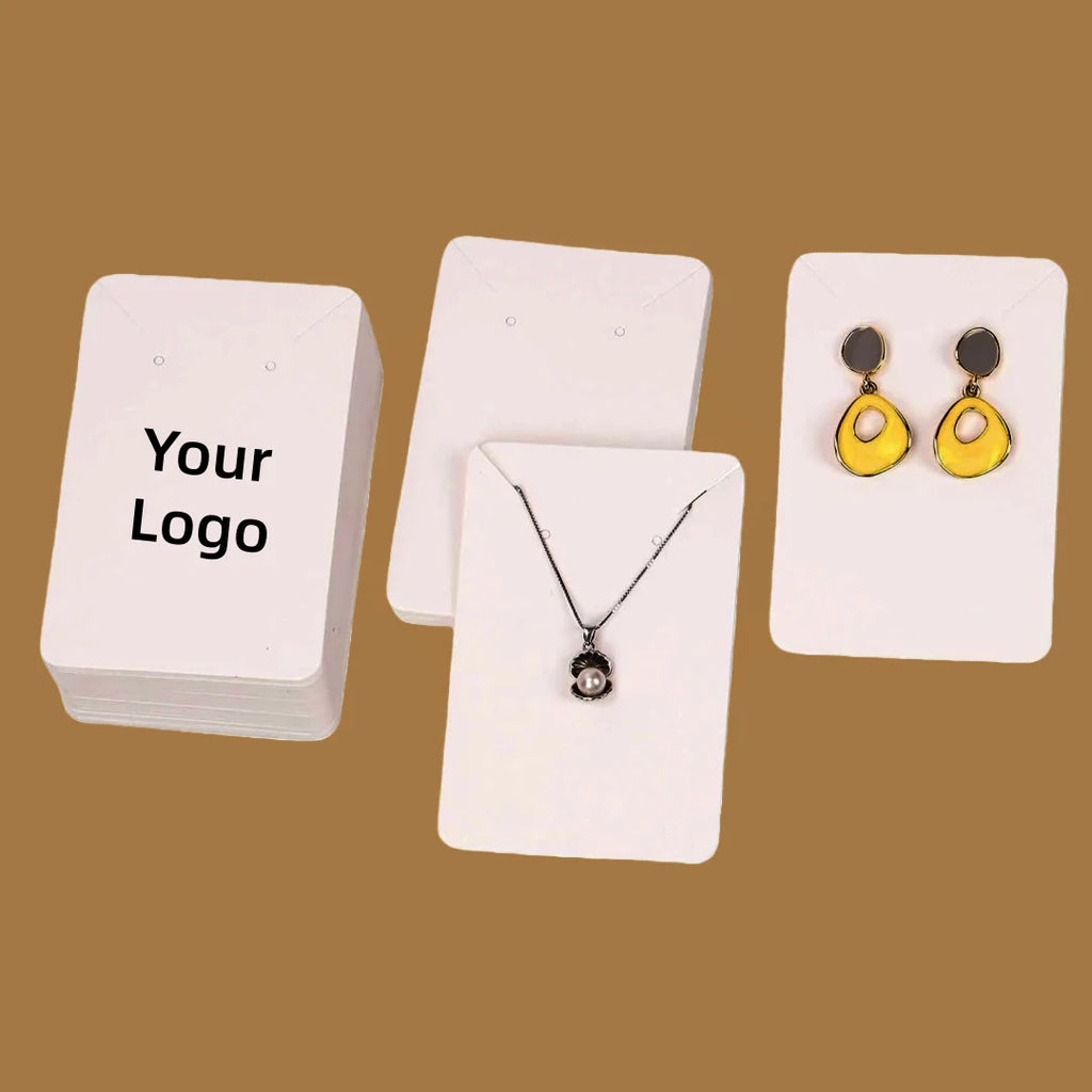 Custom Jewelry Packaging Cards with Hot Stamping | MOQ 1,000 | 31-Day Lead Time