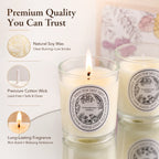 Soy Wax Candle Gift Set | 3-Piece | Custom Packaging from 500 MOQ