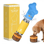 Custom 2-in-1 Dog Water Bottle | 14oz/18oz | BPA-Free Stainless Steel
