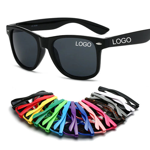 Custom PC Frame UV400 Sunglasses with Logo Printing | 1,000 MOQ Bulk Promotional