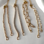 316L Stainless Steel Paperclip Chain | 14K Gold Plated | MOQ 1