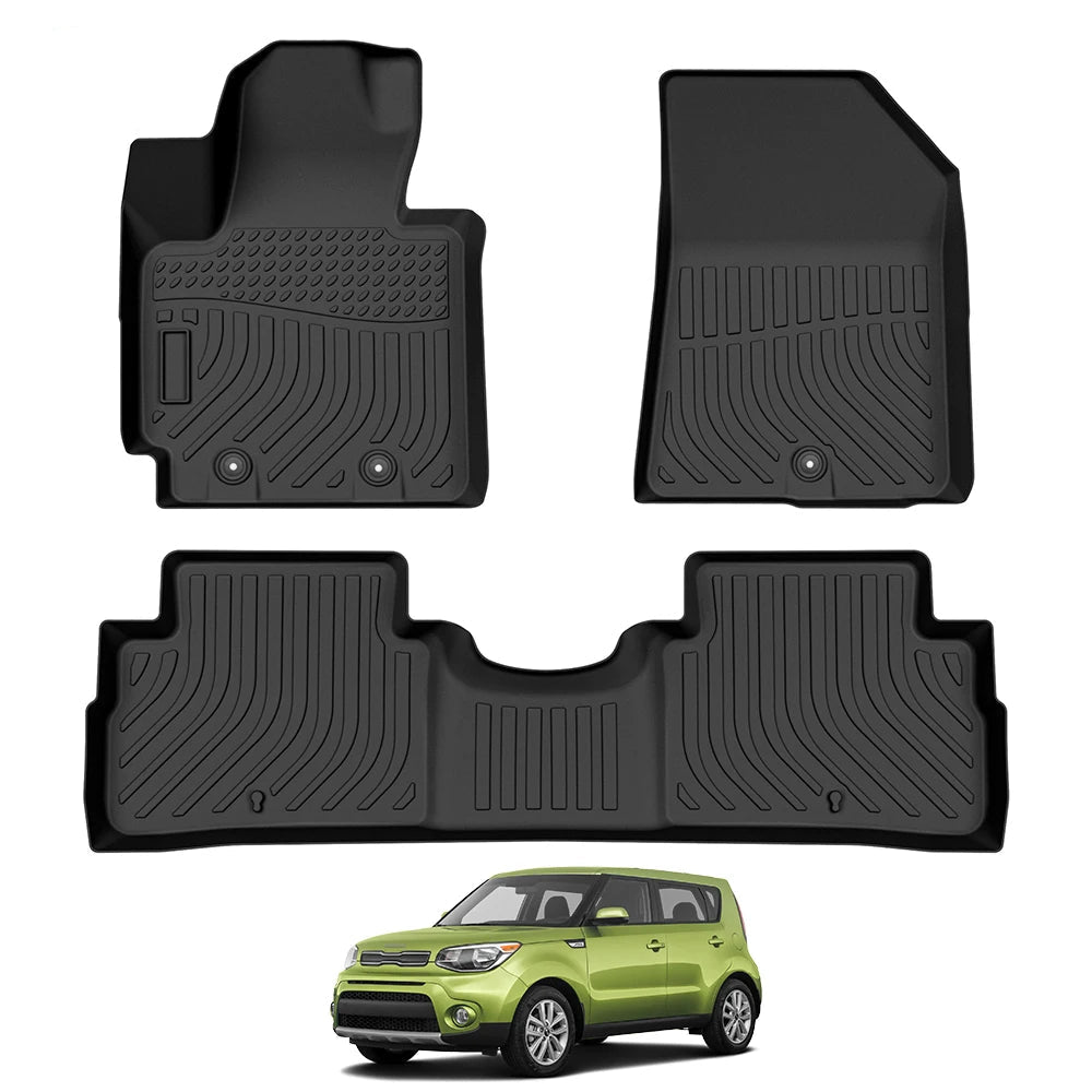 Kia Soul 2014-2025 Custom Fit TPE Floor Mats & Cargo Liners