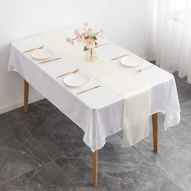 Satin Table Runners | 12×108 Inch | Stocked | MOQ 10