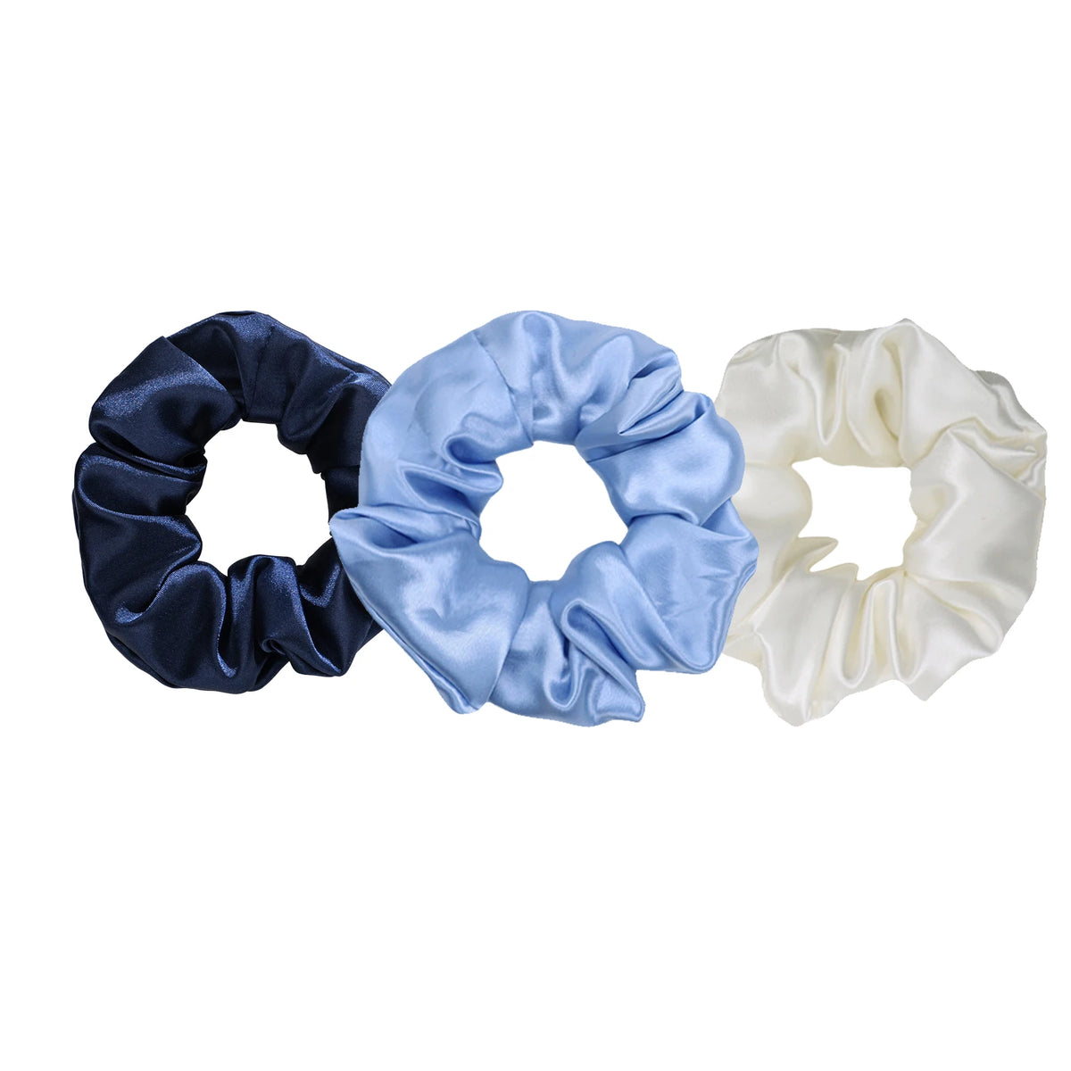 Custom Silk Scrunchies with Logo | Bulk MOQ 2 Pcs