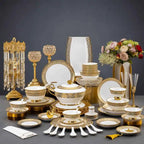Luxury Bone China Dinnerware Set | Scratch Resistant Tableware