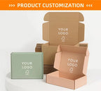 Custom Printed Mailer Boxes: 500 MOQ, 12-Day Production, CMYK Offset | Cardboard Gift & Shipping Packaging