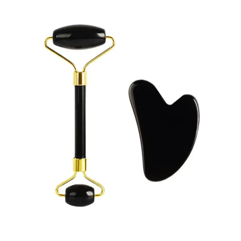 Custom Jade Gua Sha Set 100% Natural | Logo Printing | Spa Wellness