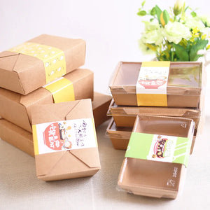 Food-Grade Kraft Takeaway Boxes | 1,000 Pcs MOQ, 5 Sizes | Stamping/Embossing
