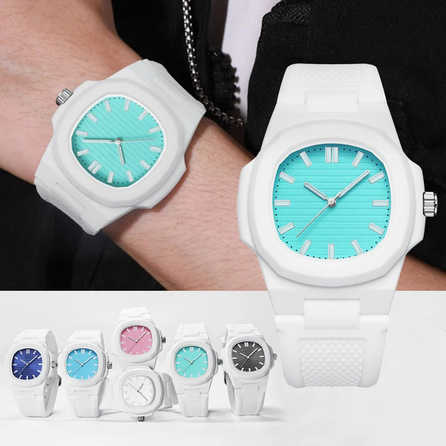 Custom Silicone Strap Watch with Logo | 300 MOQ | Plastic