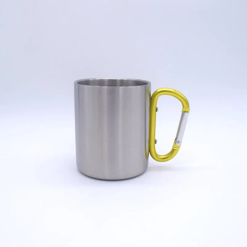 Carabiner Camping Tumbler 200ml 300ml | Custom Logo | 304 SS