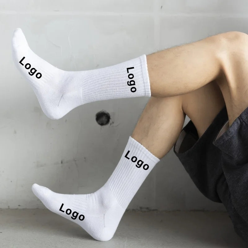 Custom Crew Socks Wholesale | 80% Cotton Blend & 50-Piece MOQ | Dress & Sport | 40-Day Lead Time