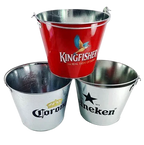 Custom Branded Ice Bucket with Logo | 5L Metal