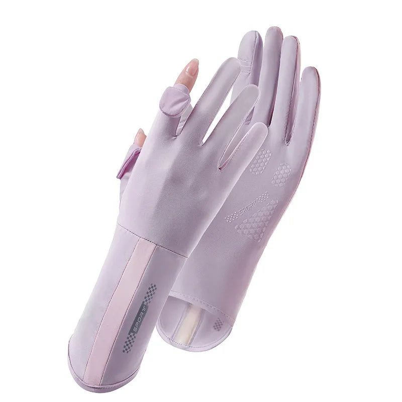 Women's Lightweight Flip Finger Sun Gloves | Custom MOQ 100