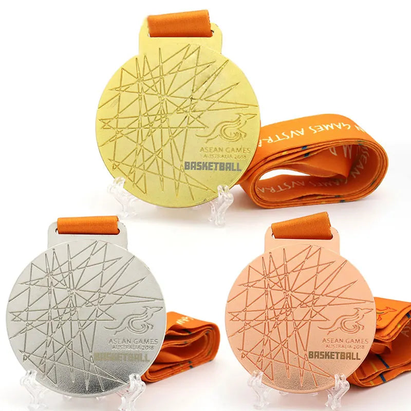 Custom Engraved Medals with Logo | 10 MOQ, 20-150mm