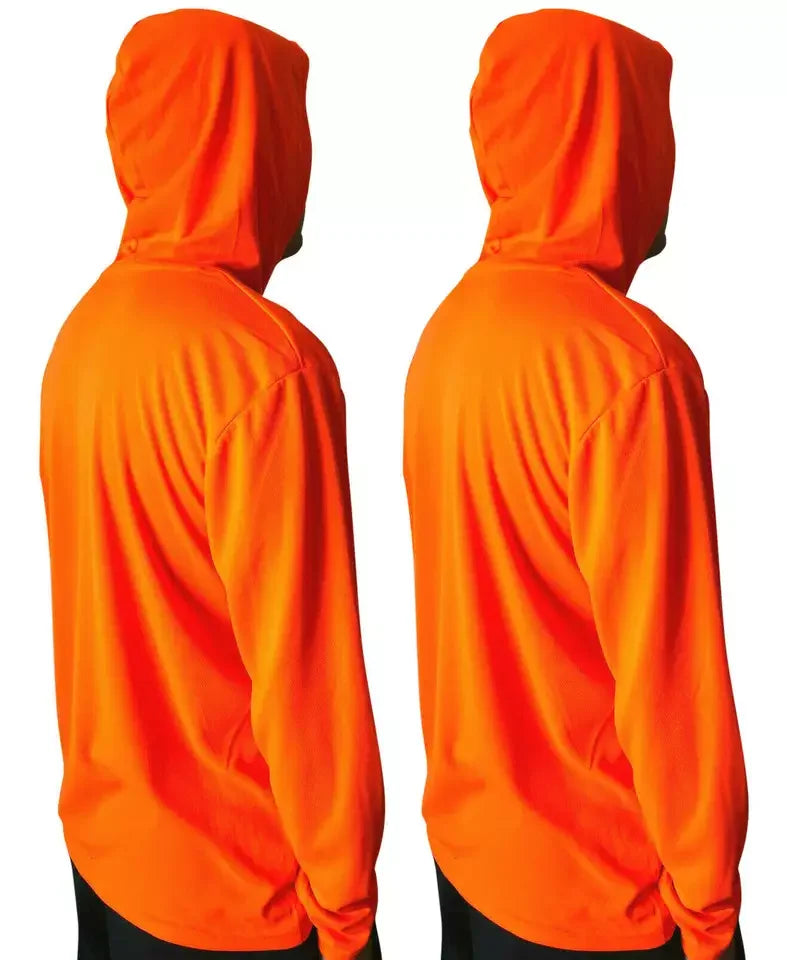 Custom Hi-Vis Dry Fit Work Shirt – Long Sleeve Safety Shirt With Reflective Tape