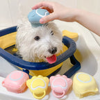 Custom Silicone Pet Bath Brush Wholesale | Dog & Cat Grooming Massage Comb