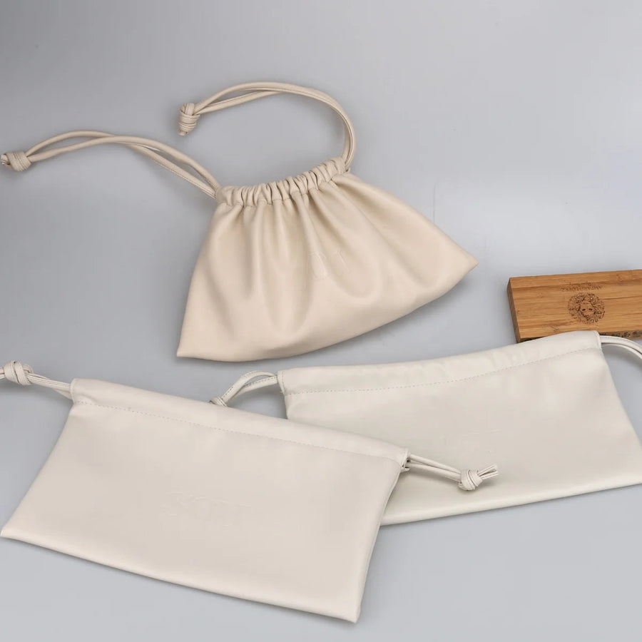 Custom PU Leather Cosmetic Pouch | Emboss Logo | 300 MOQ